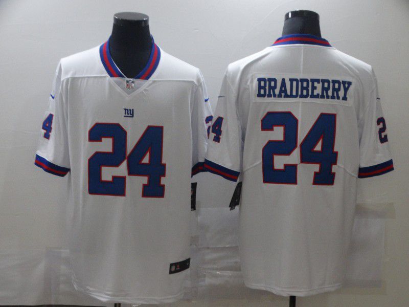Men New York Giants 24 Bradberry White Nike Limited Vapor Untouchable NFL Jerseys